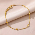 Beaded anklet