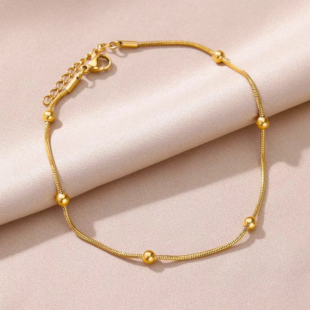 Beaded anklet